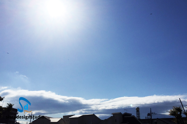 今日の空